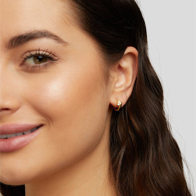 Anastasia Gold Crystal Earrings - Beautiful Earth Boutique