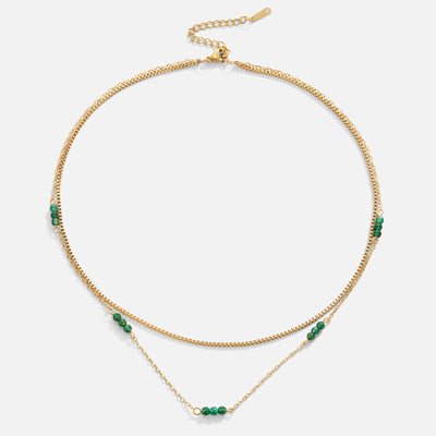 Arizona Green Stone Necklace - Beautiful Earth Boutique