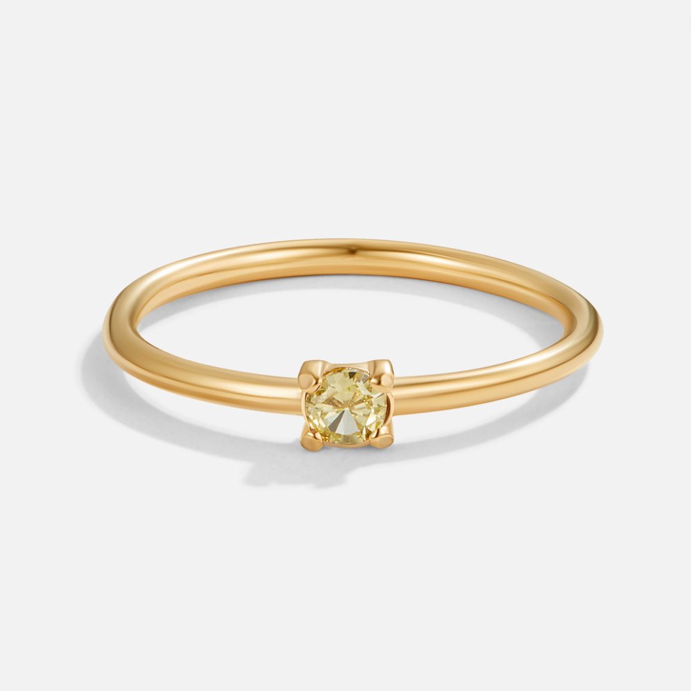 Birthstone 18K Gold Rings - Beautiful Earth Boutique