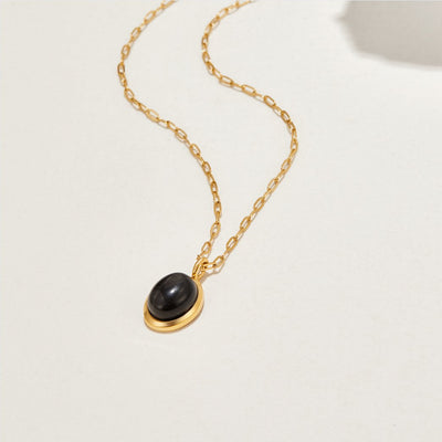 Black Onyx Necklace - Beautiful Earth Boutique
