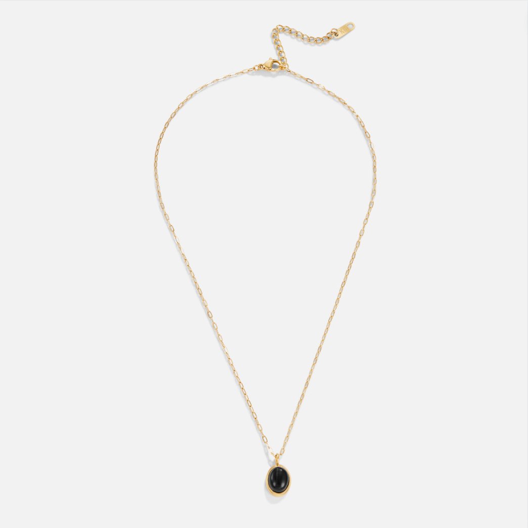 Black Onyx Necklace - Beautiful Earth Boutique