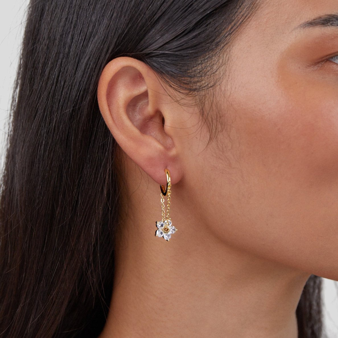 Blooming Petal Crystal Earrings - Beautiful Earth Boutique