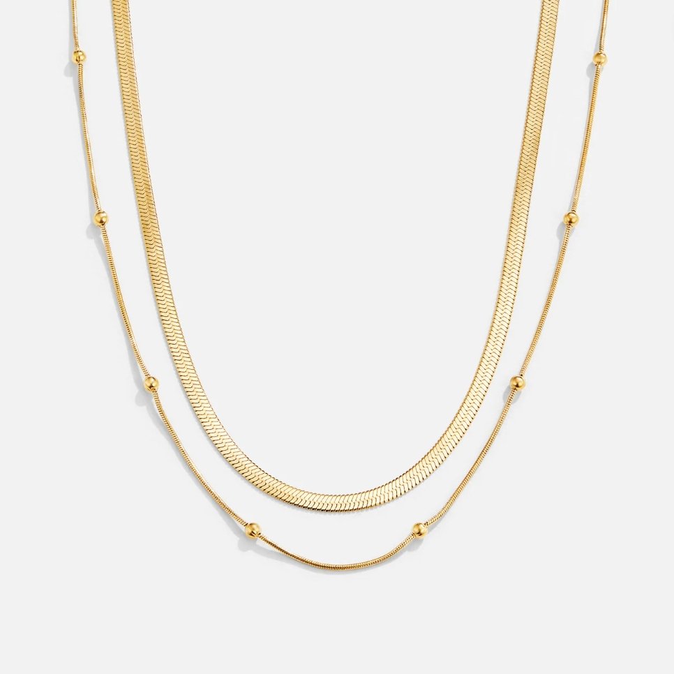 Callie 18K Gold Necklace Set - Beautiful Earth Boutique