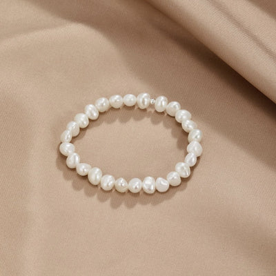 Cara Freshwater Pearl Bracelet White - Beautiful Earth Boutique