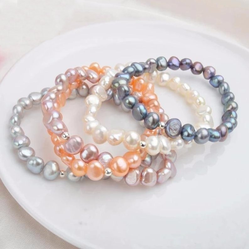 Cara Freshwater Pearl Bracelets - Beautiful Earth Boutique