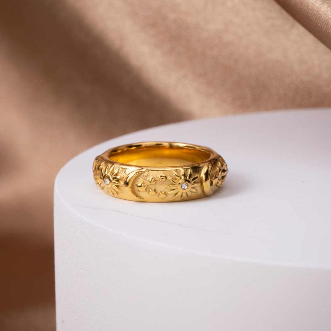 Celestial Gold Ring - Beautiful Earth Boutique