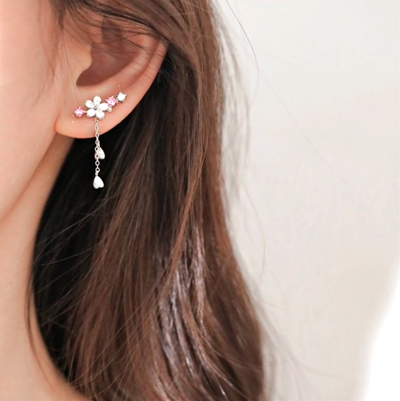 Crystal Cherry Blossom Earrings – Beautiful Earth Boutique