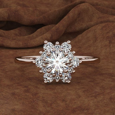 Crystal Snowflake Ring - Beautiful Earth Boutique