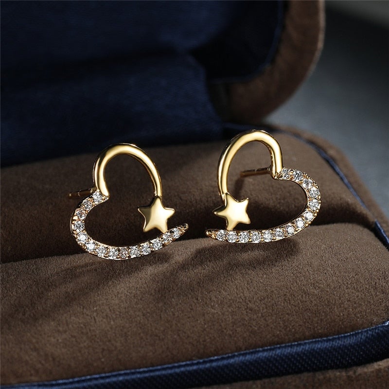 Crystal Starry Love Earrings