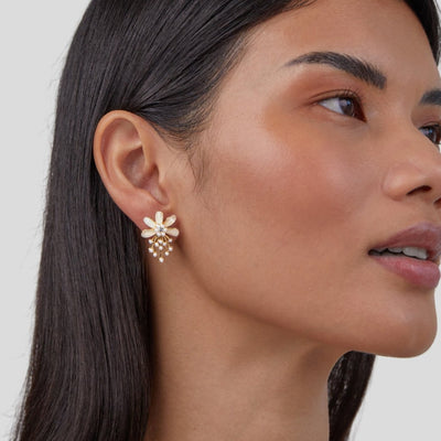Eternal Bloom Flower Earrings - Beautiful Earth Boutique