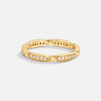 Eva 18K Gold Twisted Ring - Beautiful Earth Boutique