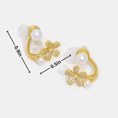 Flower & Pearl Dream Earrings - Beautiful Earth Boutique
