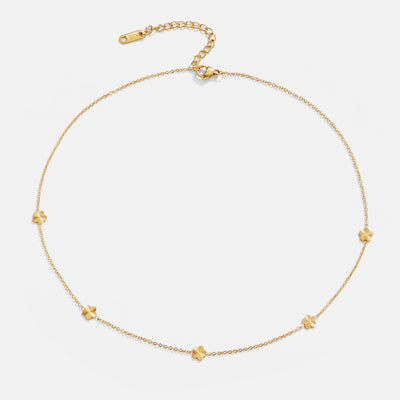 Flower Power 18K Gold Chain Necklace - Beautiful Earth Boutique