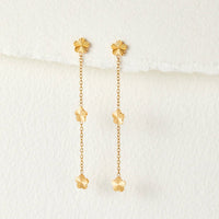 Flower Power Petal Drop Earrings - Beautiful Earth Boutique