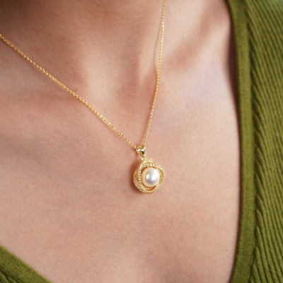 ‘Forever Love’ Pearl Necklace - Beautiful Earth Boutique