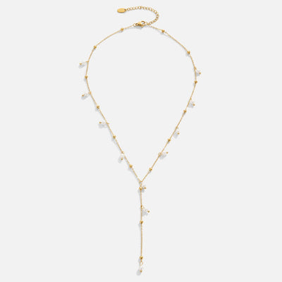 Freshwater Lariat Drop Necklace - Beautiful Earth Boutique