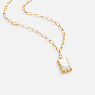 Freya Shell Gold Necklace - Beautiful Earth Boutique