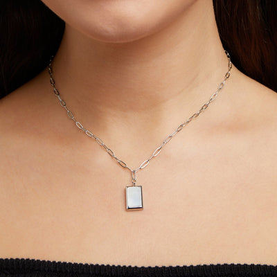 Freya Shell Silver Necklace - Beautiful Earth Boutique