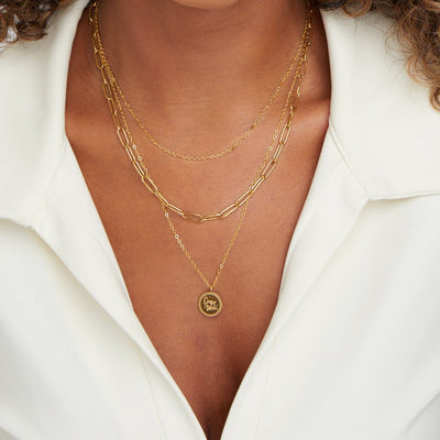 Geya Coin Layered Necklace - Beautiful Earth Boutique