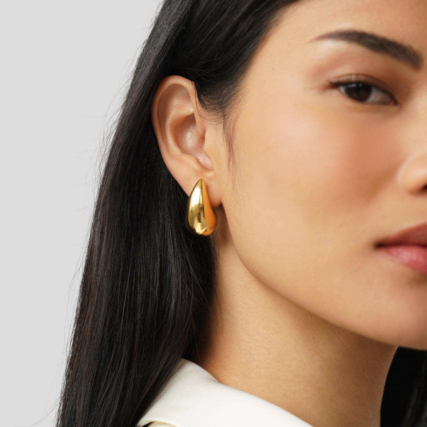 Gold Teardrop Earrings - Beautiful Earth Boutique