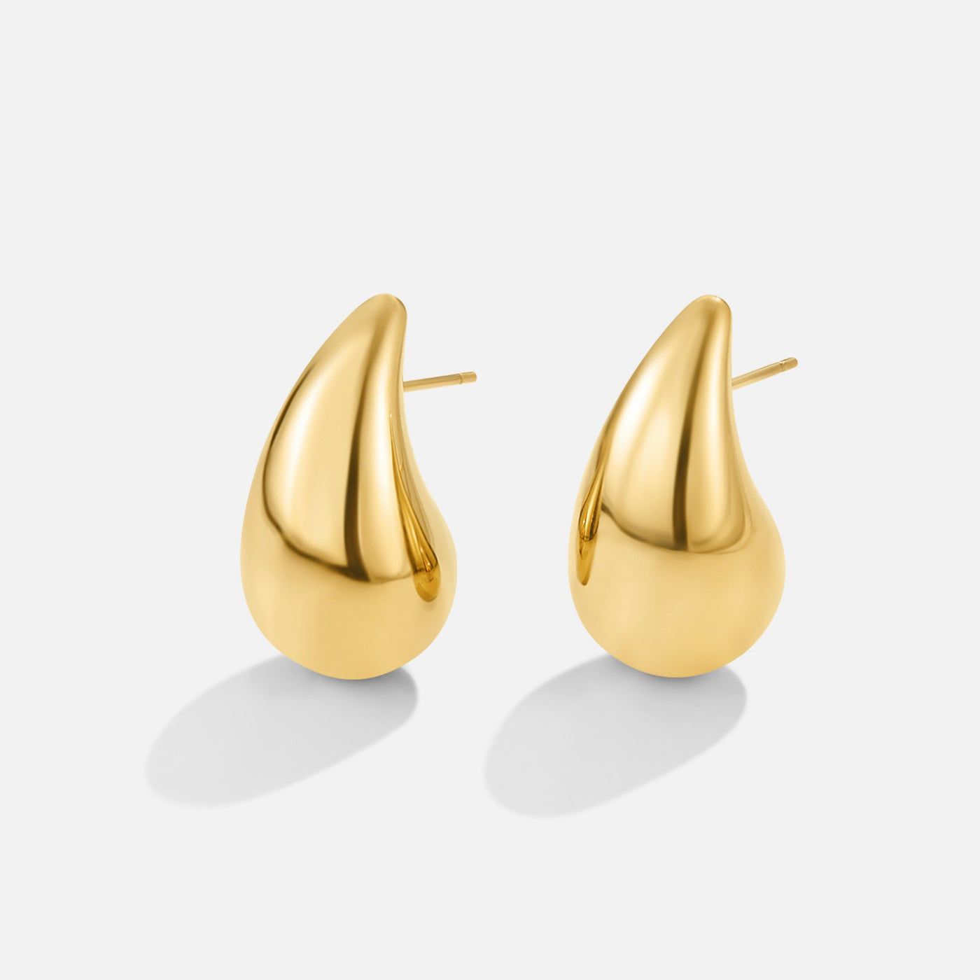 Gold Teardrop Earrings - Beautiful Earth Boutique