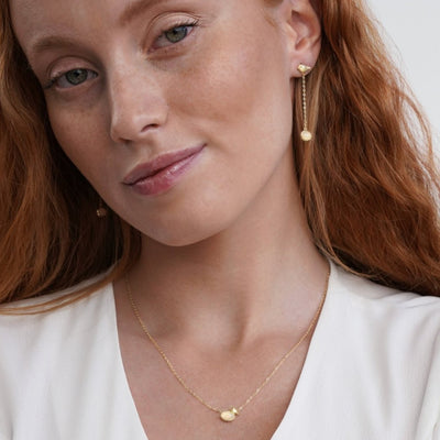 Golden Bird & Opal Drop Jewelry Set - Beautiful Earth Boutique
