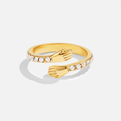 'Hug Me Forever' 18K Gold Ring - Beautiful Earth Boutique