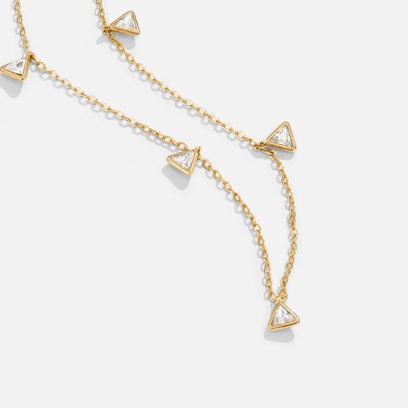 Iris Crystal Drop 18K Gold Necklace - Beautiful Earth Boutique