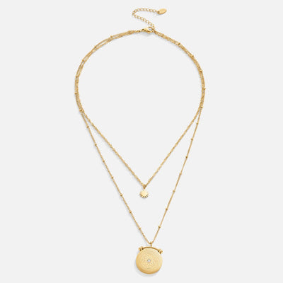 Iris Layered Coin Necklace - Beautiful Earth Boutique