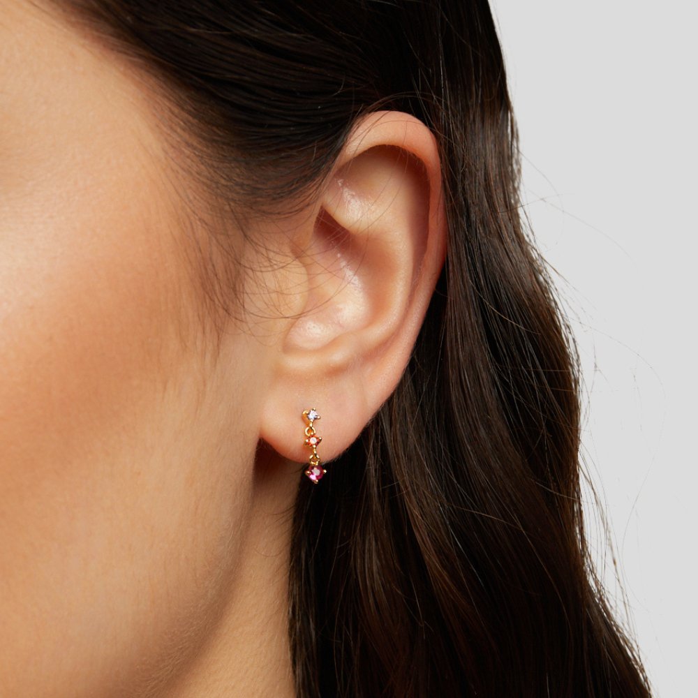 Jamila Amethyst Crystal Earrings - Beautiful Earth Boutique