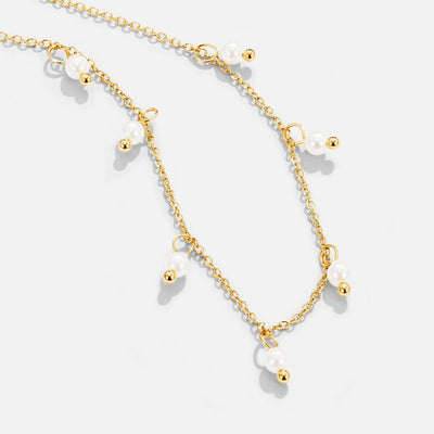 Laila 18k Gold Pearl Necklace - Beautiful Earth Boutique