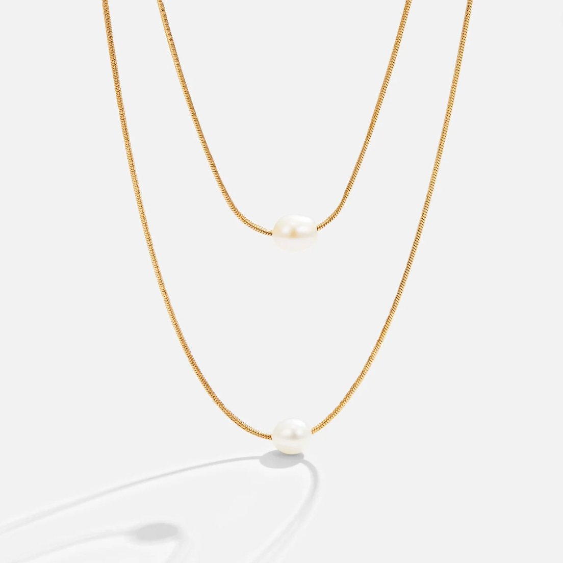 Earth – Necklace Boutique Layered Freshwater Beautiful Pearl