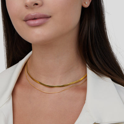 Layla 18K Gold Layered Necklace - Beautiful Earth Boutique