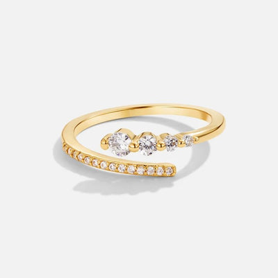 Liliana Crystal Wrap Ring - Beautiful Earth Boutique