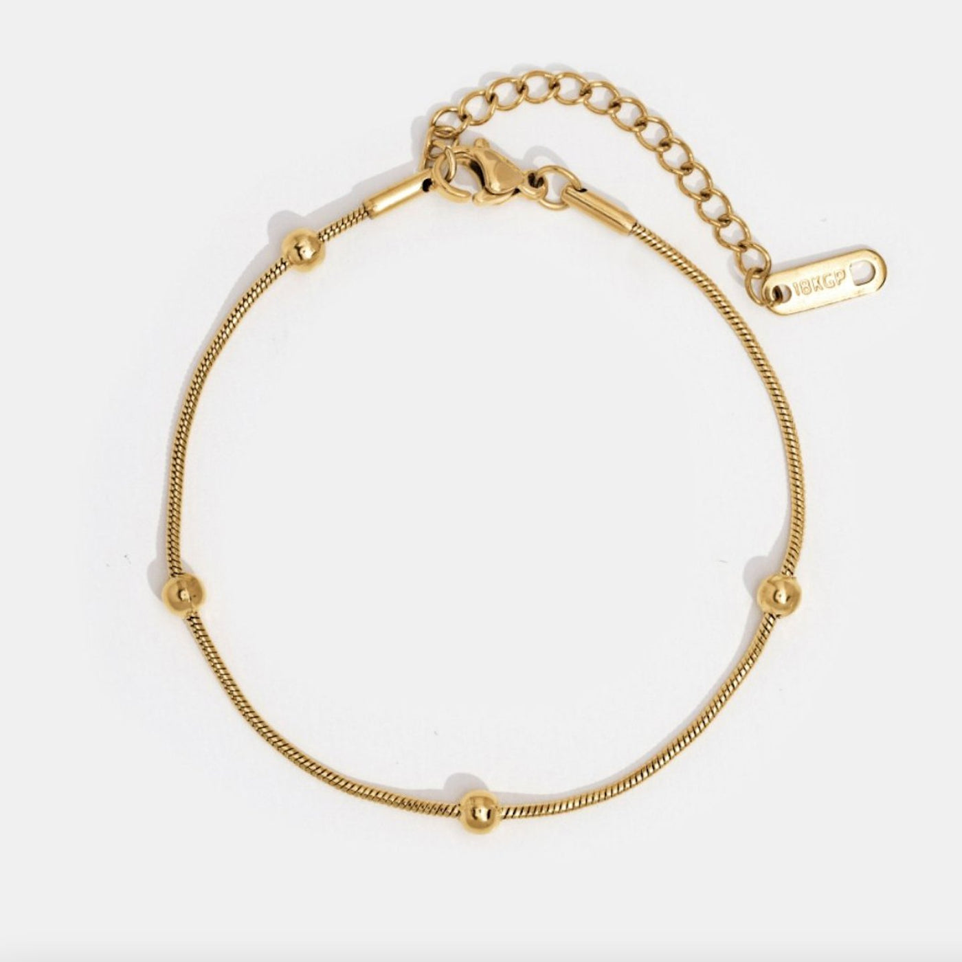 Luna Gold Bead Bracelet - Beautiful Earth Boutique