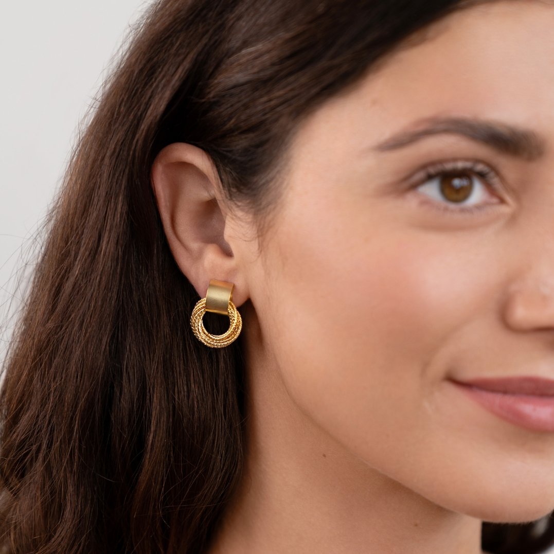2022 Luxury big gold hoop earrings … curated on LTK
