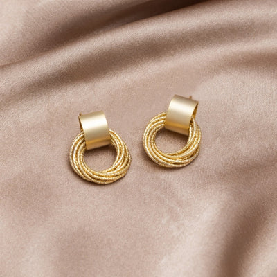 Luxury Gold Hoop Earrings - Beautiful Earth Boutique