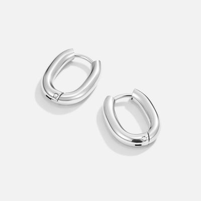 Madison Silver Hoop Earrings - Beautiful Earth Boutique