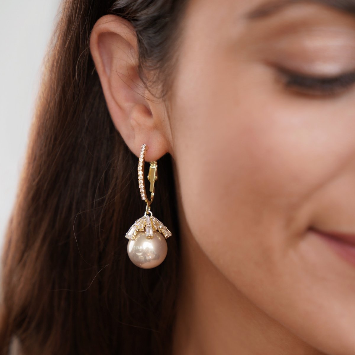 Malia Pearl Drop Earrings - Beautiful Earth Boutique
