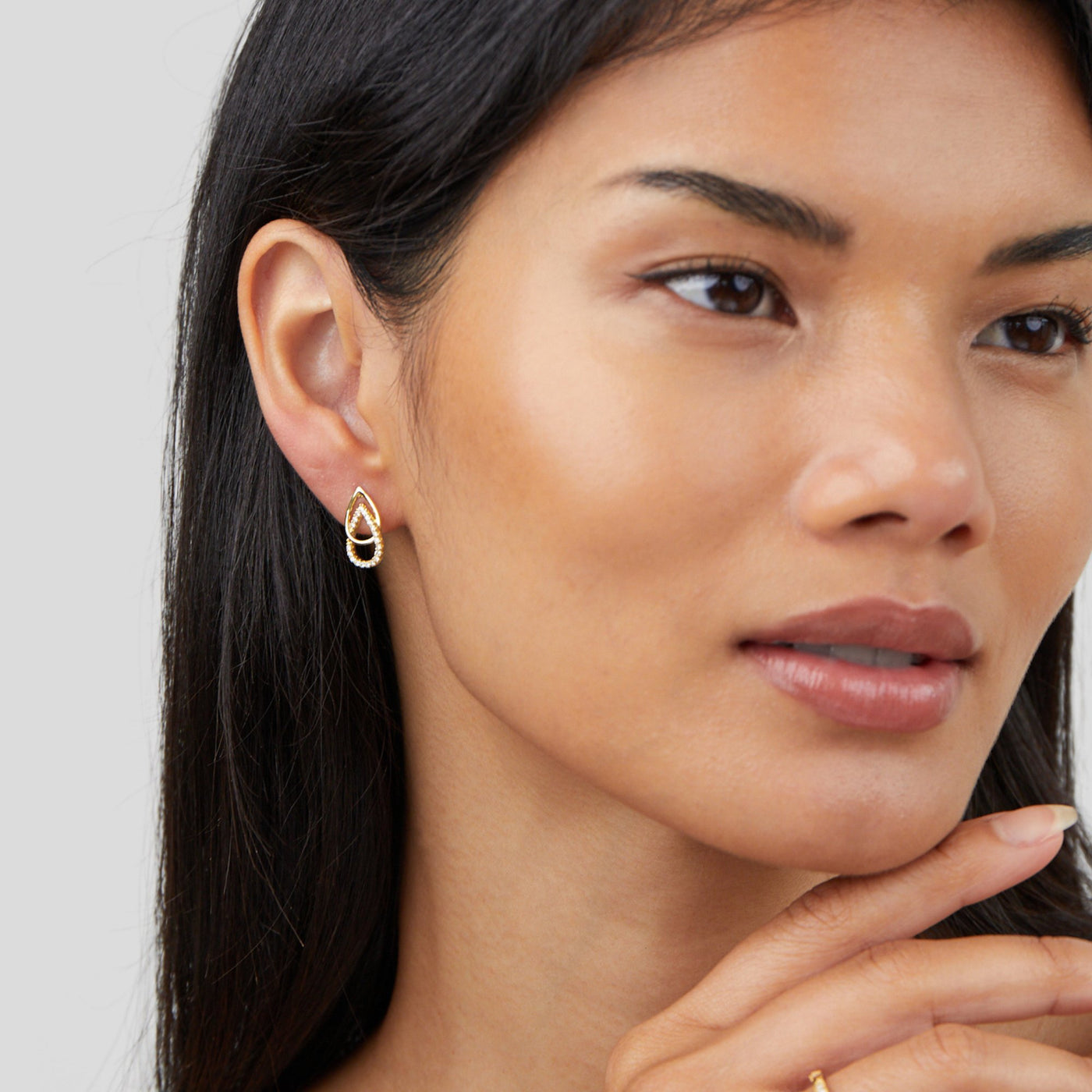 Mara Teardrop Link Earrings - Beautiful Earth Boutique