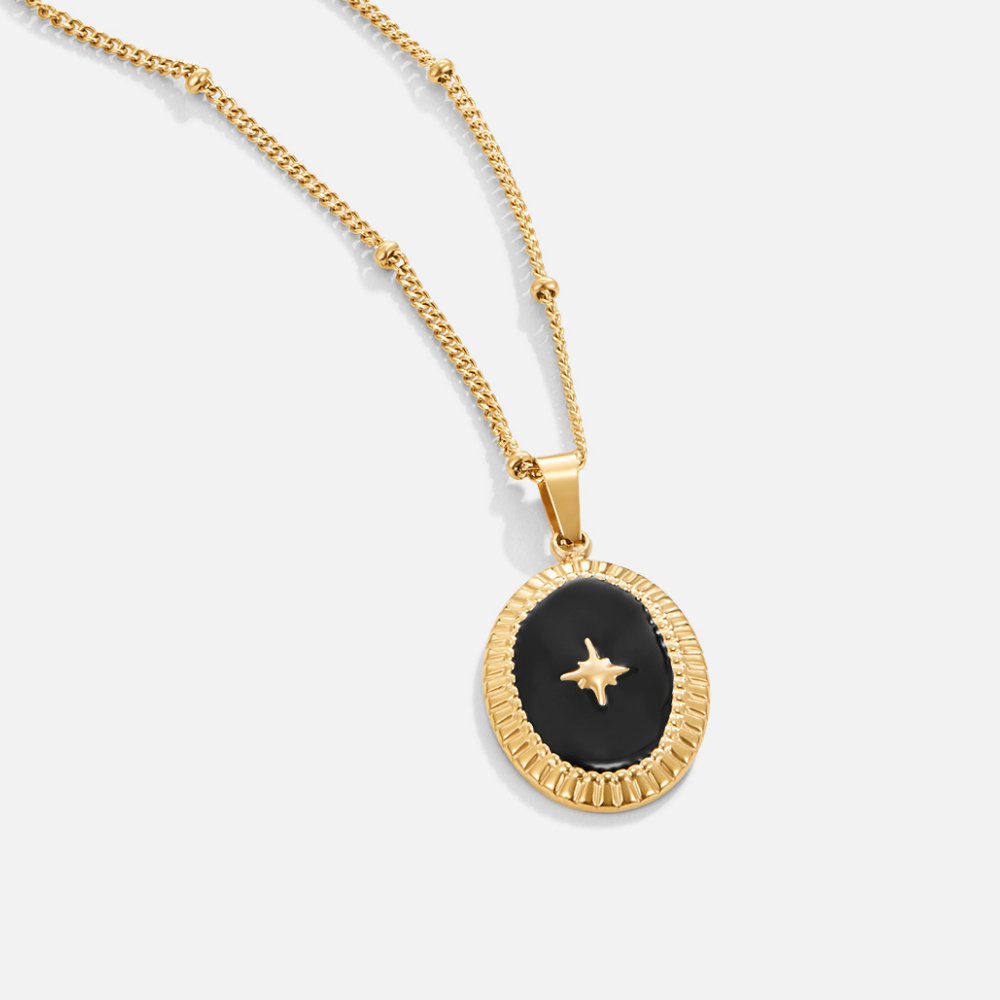 Midnight Star Onxy Necklace - Beautiful Earth Boutique