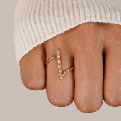 Mila Twisted Gold Ring - Beautiful Earth Boutique