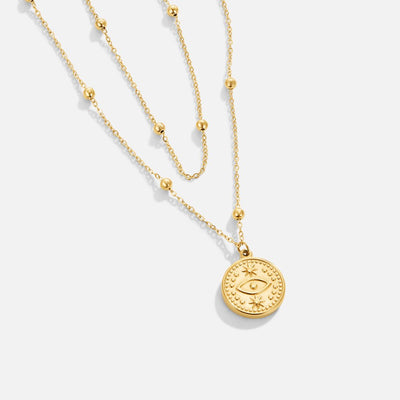 Moana Eye Coin Necklace - Beautiful Earth Boutique