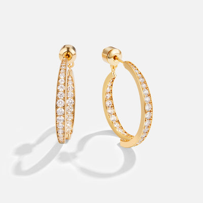 Neesa Gold Crystal Drop Earrings - Beautiful Earth Boutique