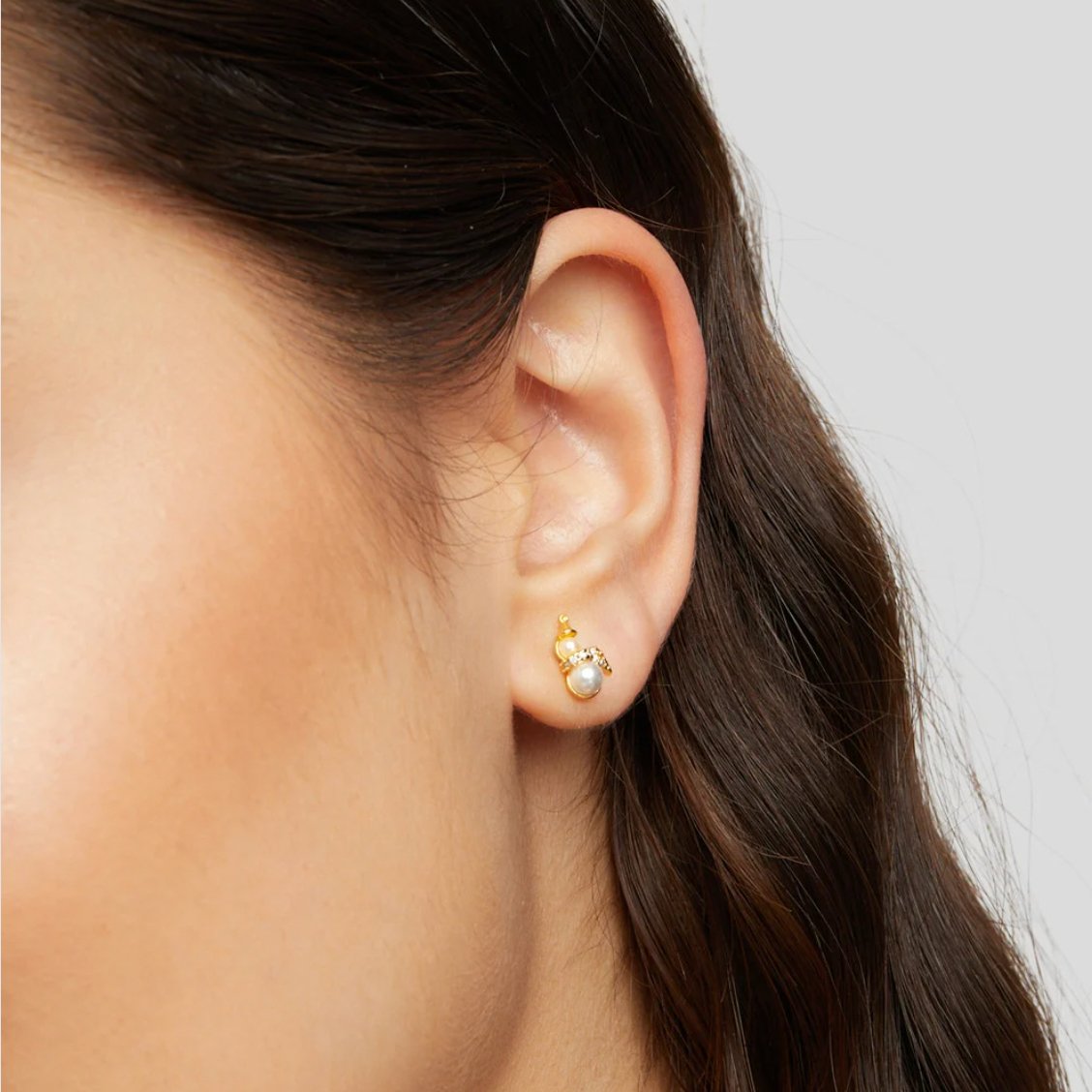 Olaf Snowman Pearl Earrings - Beautiful Earth Boutique