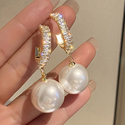 Olivia Pearl Drop Earrings - Beautiful Earth Boutique