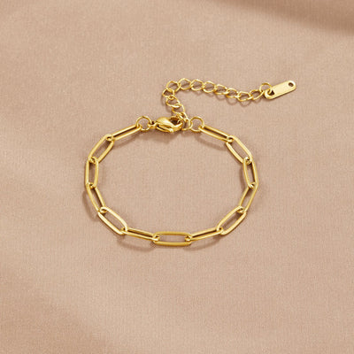 Paperclip Gold Bracelet - Beautiful Earth Boutique