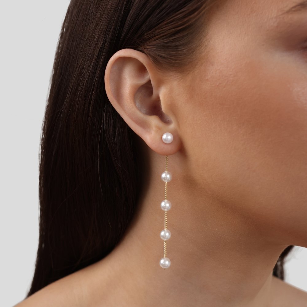 Pearl Drop Earrings - Beautiful Earth Boutique