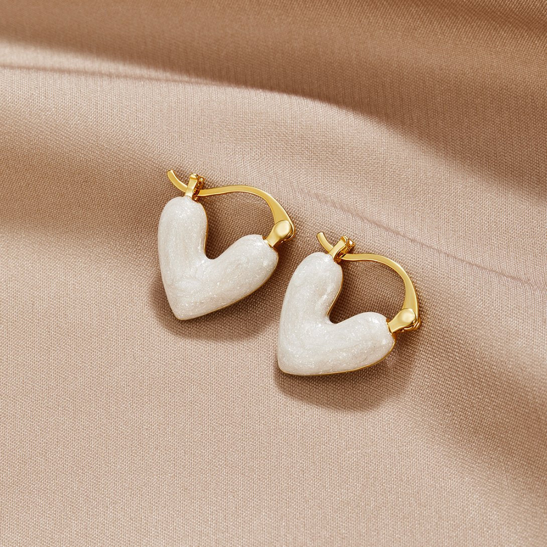 ‘Pure Love’ Heart Earrings - Beautiful Earth Boutique