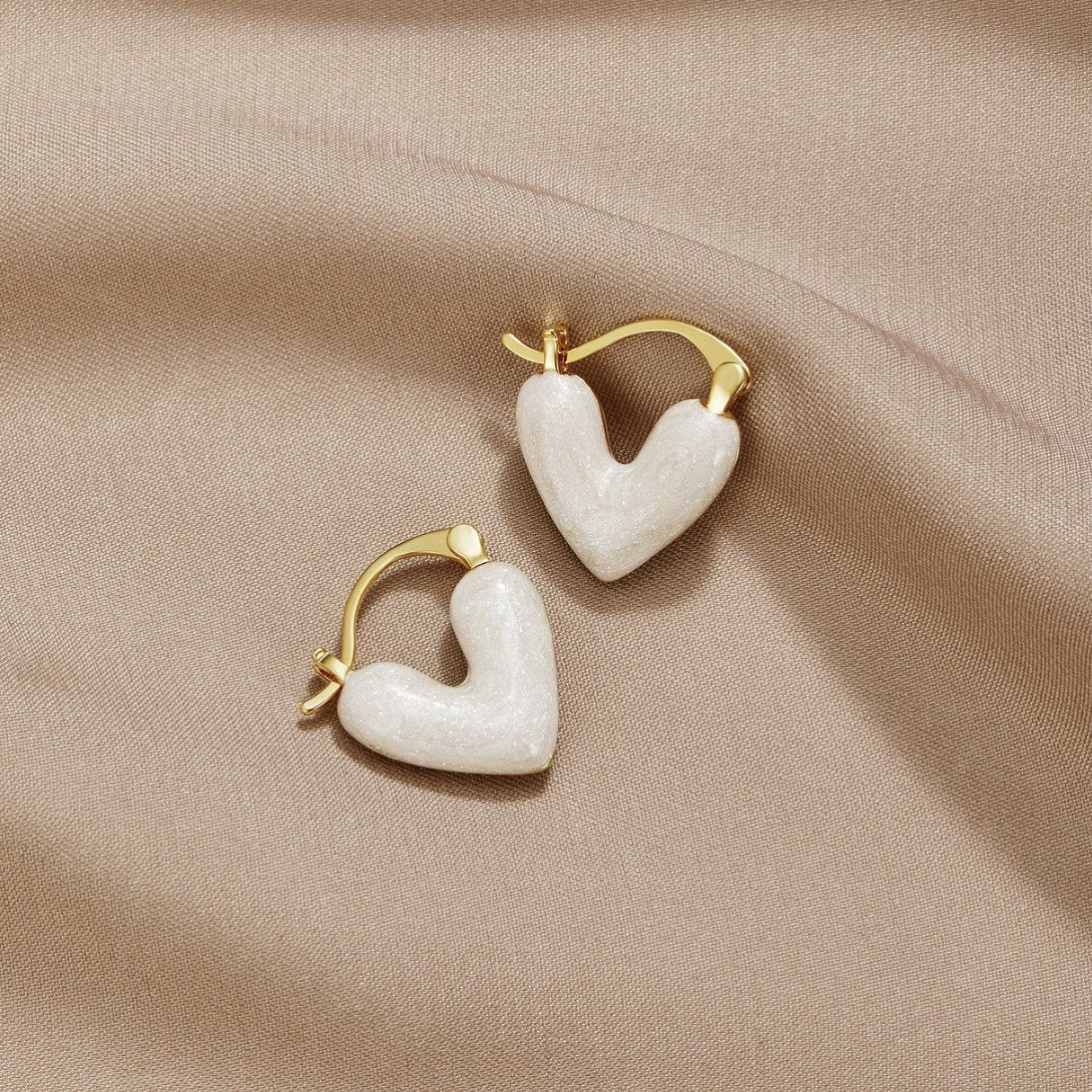 ‘Pure Love’ Heart Earrings - Beautiful Earth Boutique